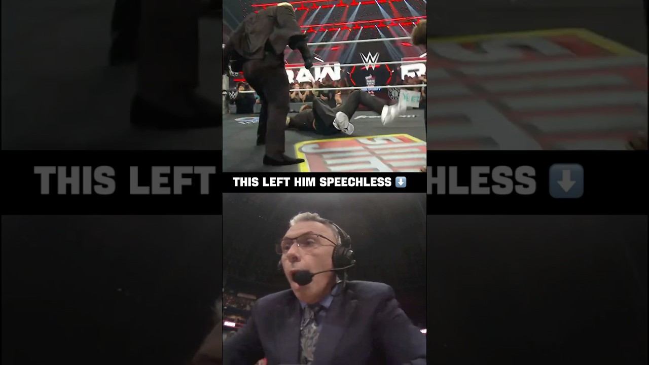 For Once, Michael Cole Was Left Speechless