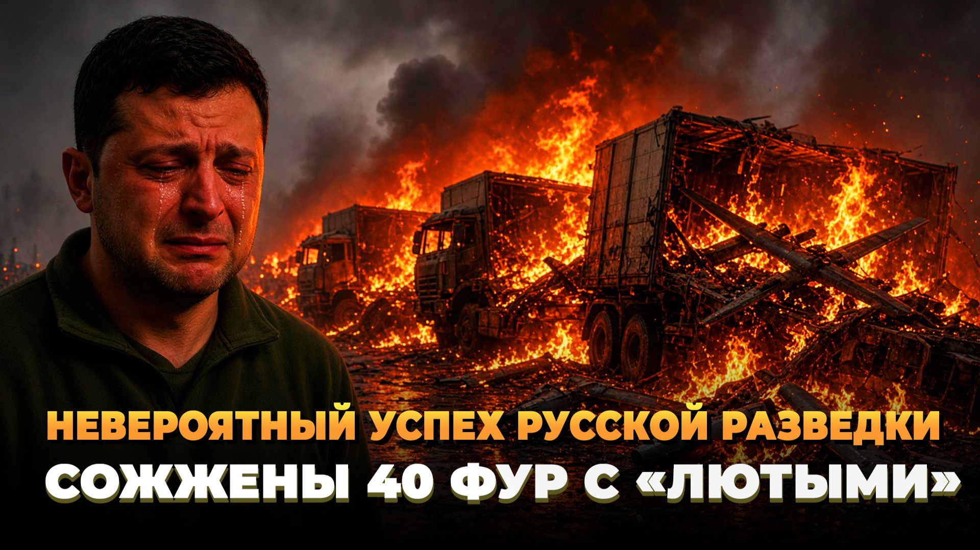 Сожжены 40 фур с Лютыми - Новости