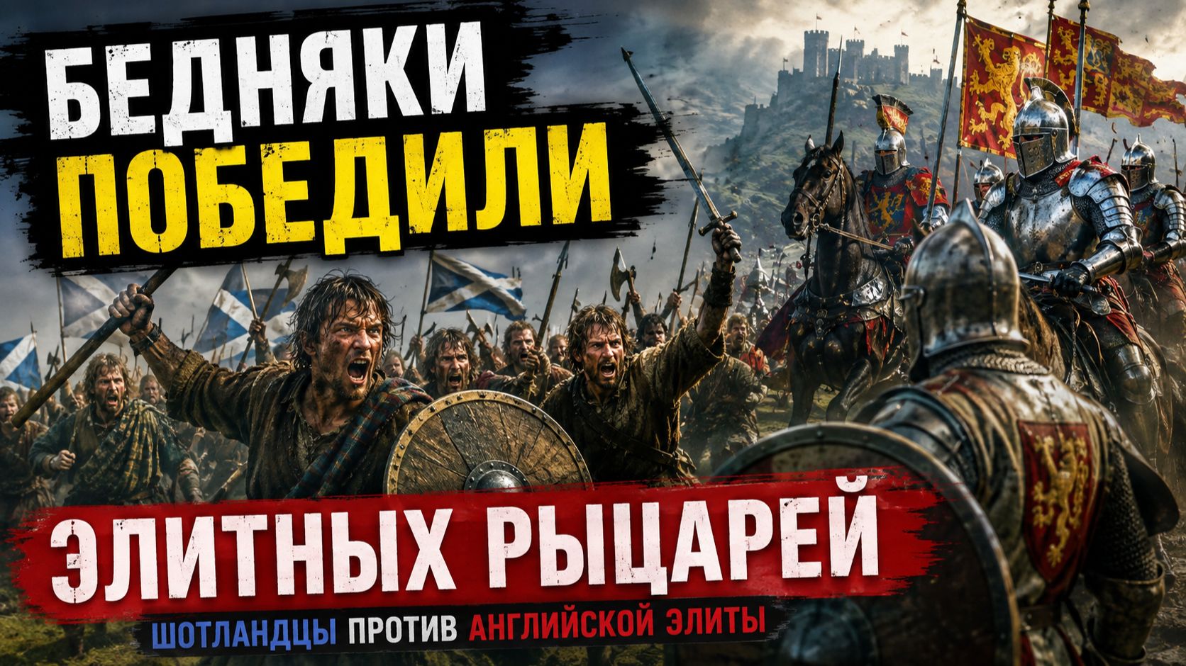 Как шотландцы разгромили сильнейшую армию Англии