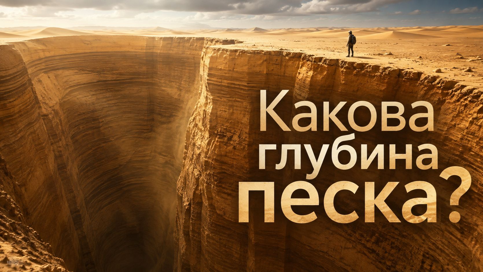 Какова глубина песка?