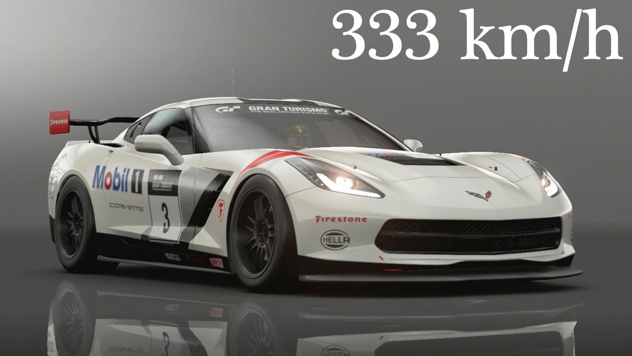 Gran Turismo Sport - Chevrolet CORVETTE C7 GR.4 - 333 kmh Top Speed
