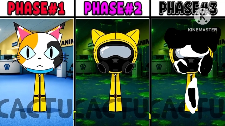 All phases in new incredibox sprunki OC of Sam: From phase 1 to phase 3
