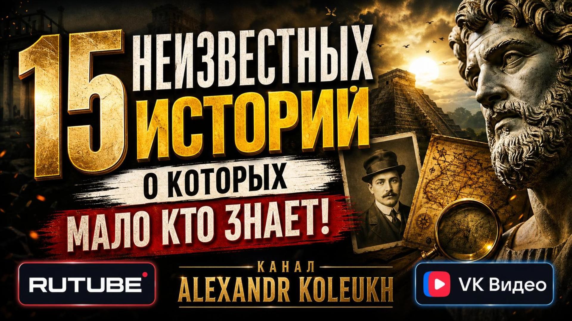 15 НЕИЗВЕСТНЫХ ИСТОРИЙ О КОТОРЫХ МАЛО КТО ЗНАЕТ!