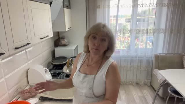 На ужин котлеты с картофелем в духовке// повидло яблочное//