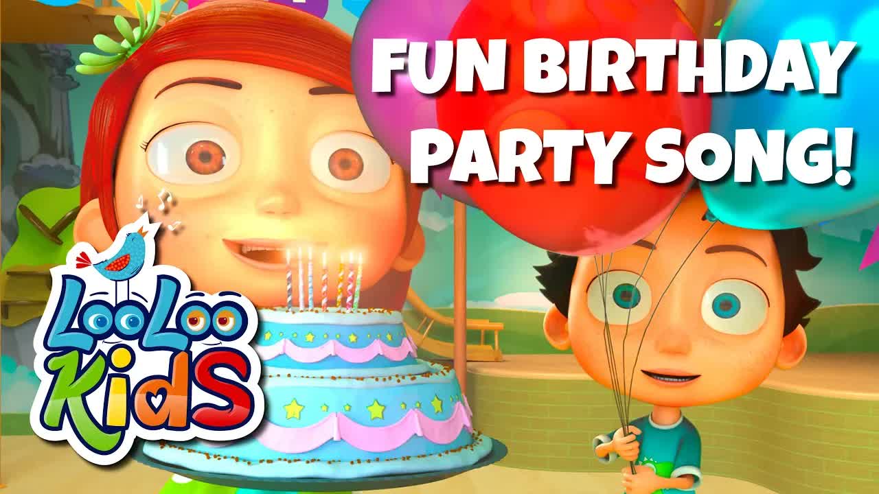 С ДНЕМ РОЖДЕНИЯ - S1EP04 Веселье и игры MIX - Песни LooLoo Kids для детей