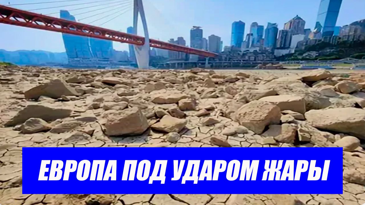 Европа под ударом жары: 25 тысяч смертей, обмеление рек и лесные пожары