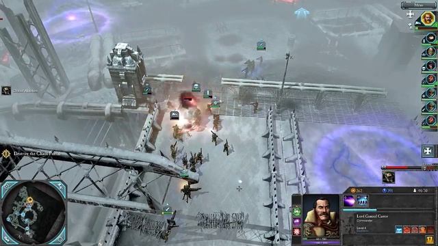 WH40K DoW2 Retribution Прохождение кампании за Имперскую гвардию Часть 5. Minos Iceworks