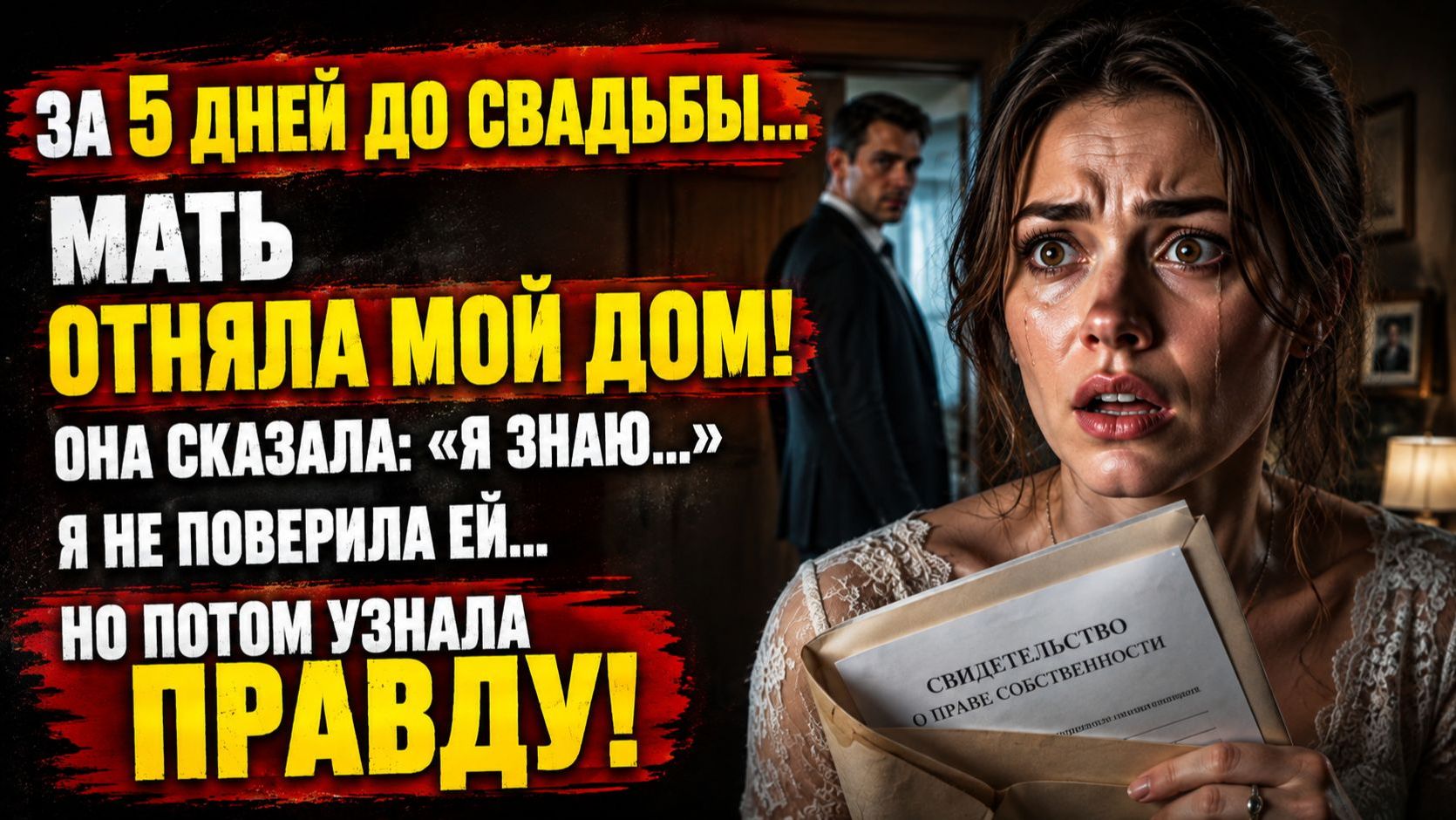 Истории из жизни | За 5 дней до свадьбы мать забрала коттедж | Аудио рассказы | Жизненные истории