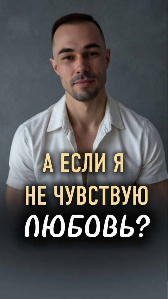 Как дать любовь, если ты её не чувствуешь?Ответ может удивить