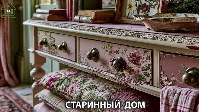 Старинный дом в розовых тонах и что внутри (13)