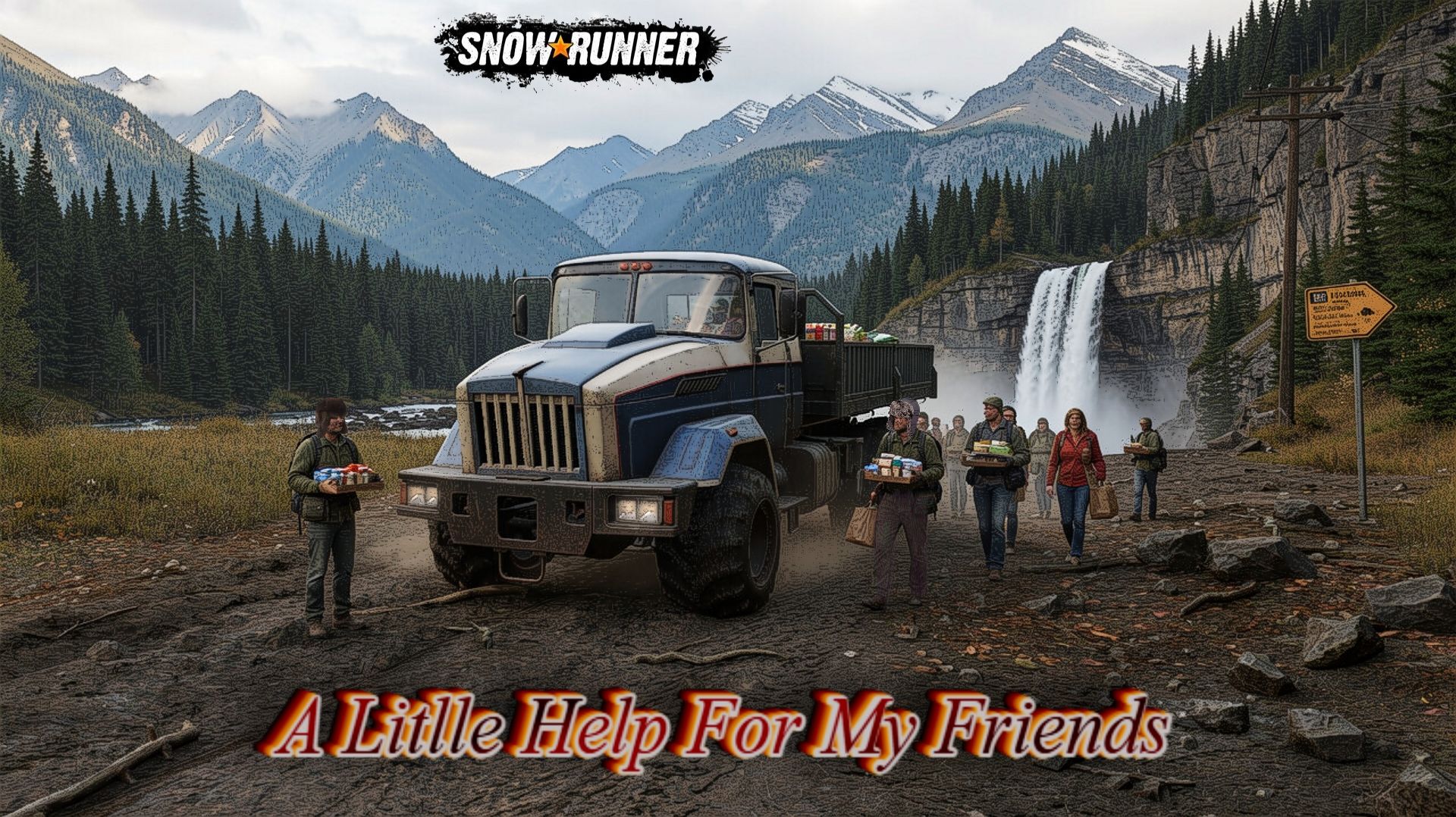 SnowRunner. A Litlle Help For My Friends