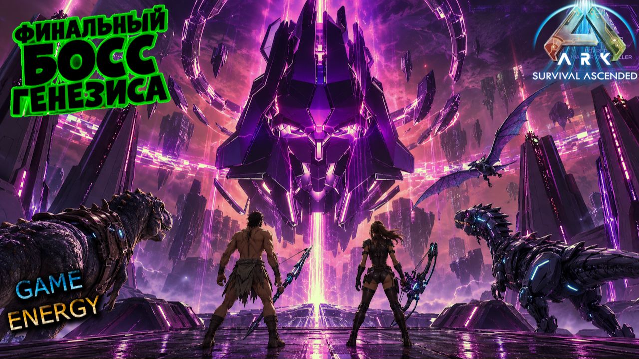 Гамма финальный тест. ARK ascended. 15-ый день. Восьмой сезон. GENESIS GAME ENERGY
