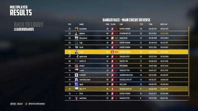 Wreckfest, August 11–15, 2026