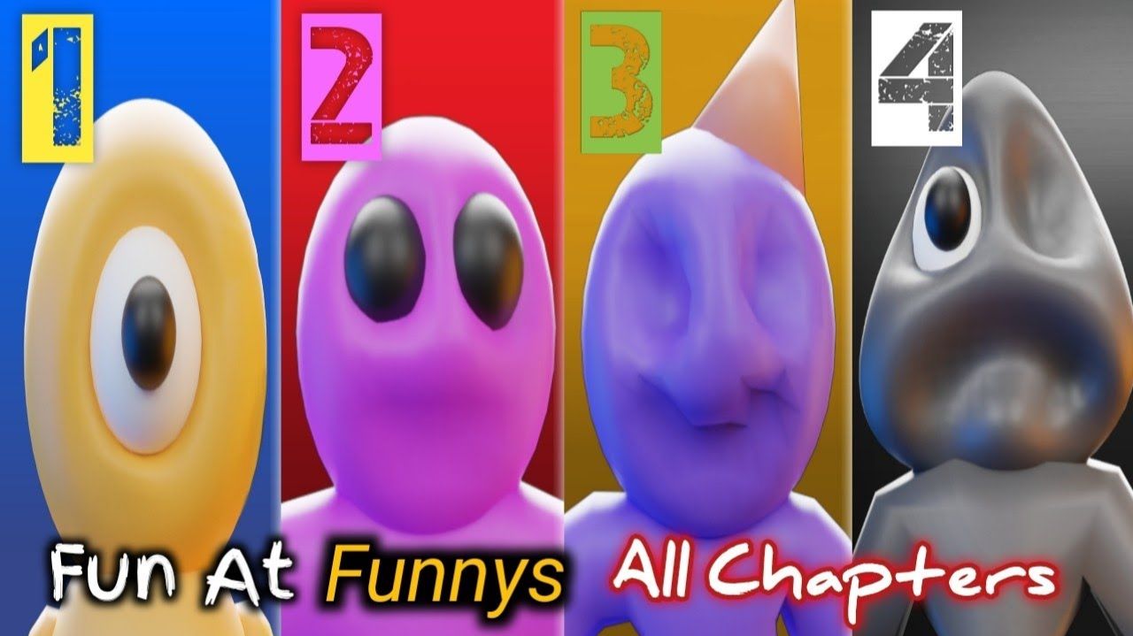 FUN AT FUNNY'S ALL CHAPTERS (1,2,3,4) Полный игровой процесс — Mascot Horror