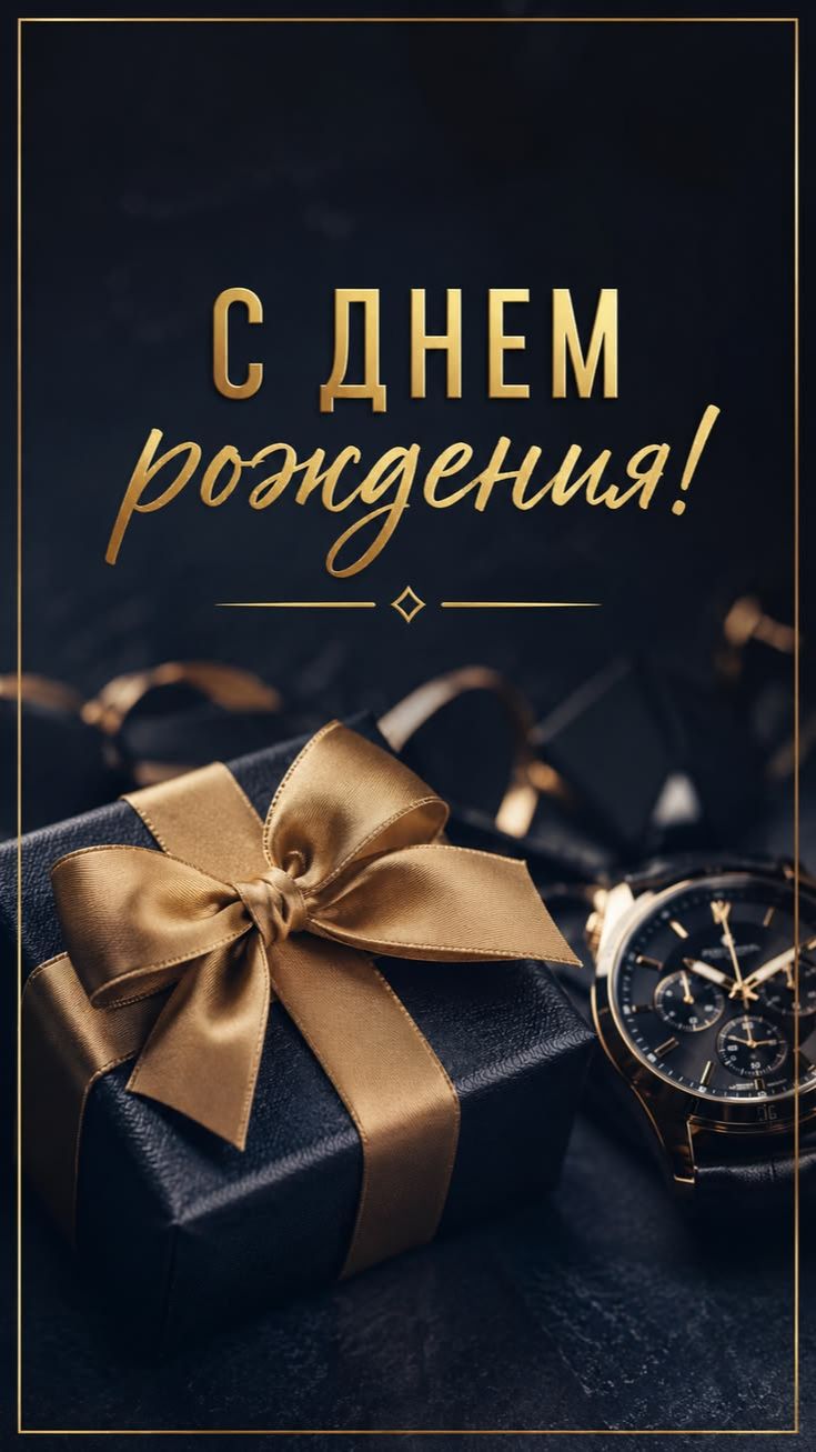 Поздравление мужчине с днем рождения — короткая музыкальная открытка с душой 🎁🔥