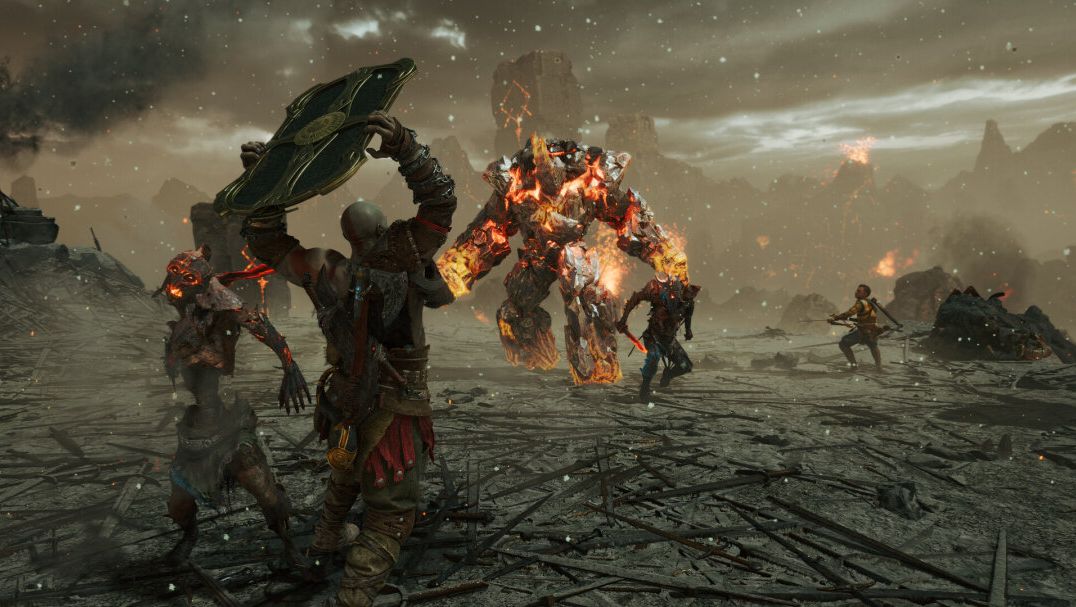 GOD of WAR1080P - Дорога домой на лодке Фрейи