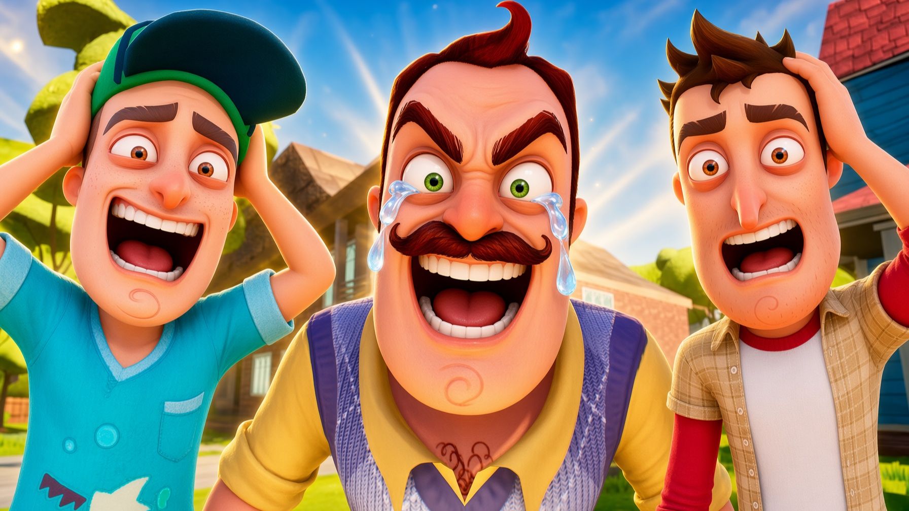 САМАЯ УГАРНАЯ КОНЦОВКА В ПРИВЕТ СОСЕД!HELLO NEIGHBOR MOD Neighbors Mansion