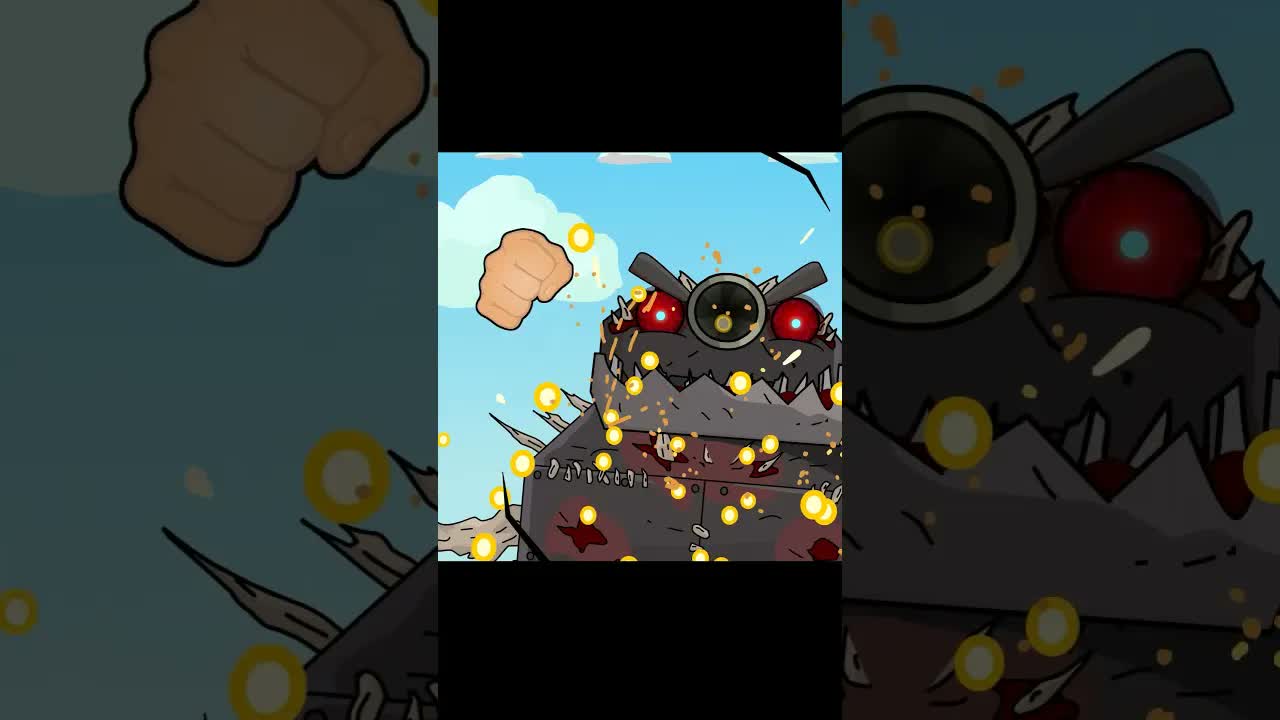 Ратте Паразит Vs Робо-Сталин #shorts #homeanimations #funny #мультик #tank #funny