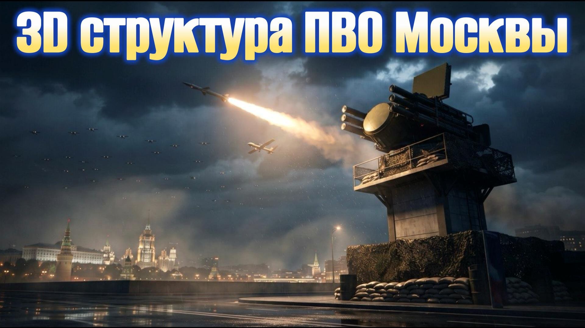 Трёхмерная структура ПВО Москвы