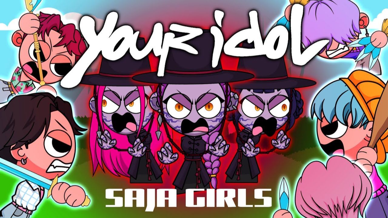 Saja Girls #Your Idol# X SPRUNKI K-Pop Demon Hunters - Parody Huntr X Cover