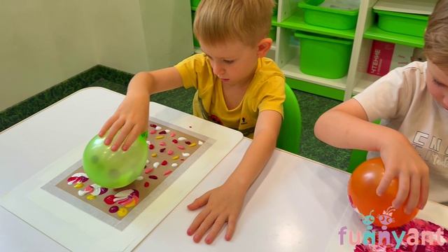 Рисование воздушными шарами у детей старшей групыы Funny Ant Malahovka