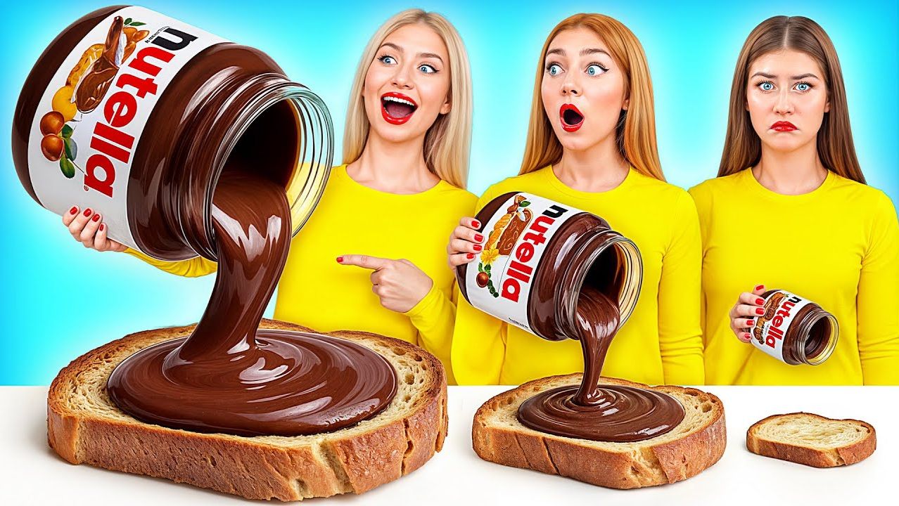 Большая Средняя или Маленькая Тарелка Челлендж _ Смешные Кухонные Моменты