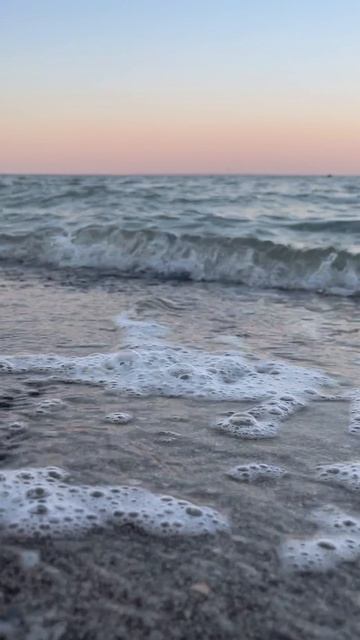 Шум моря после заката 😍🌊