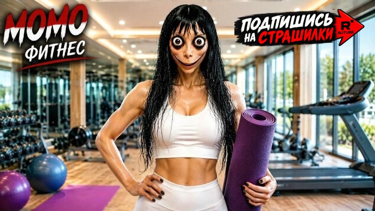 МОМО В ФИТНЕС ЗАЛЕ. СТРАШИЛКИ МОМО.