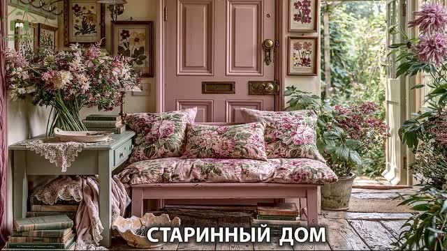 Старинный дом в розовых тонах и что внутри (9)