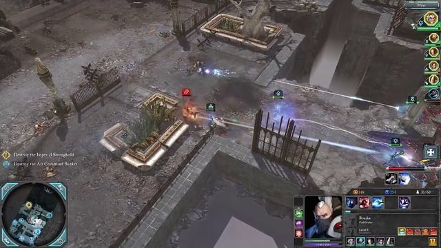 WH40K DoW2 Retribution Прохождение кампании за Эльдаров Часть 7. Capitol Gardens