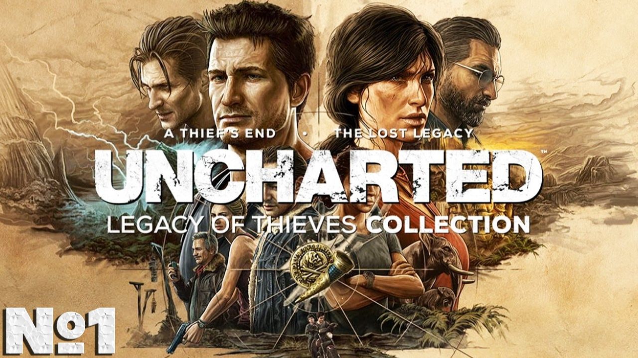 Uncharted Legacy Of Thieves Collection на PS5. №1. #playkingames #uncharted4 #стрим #athiefsend