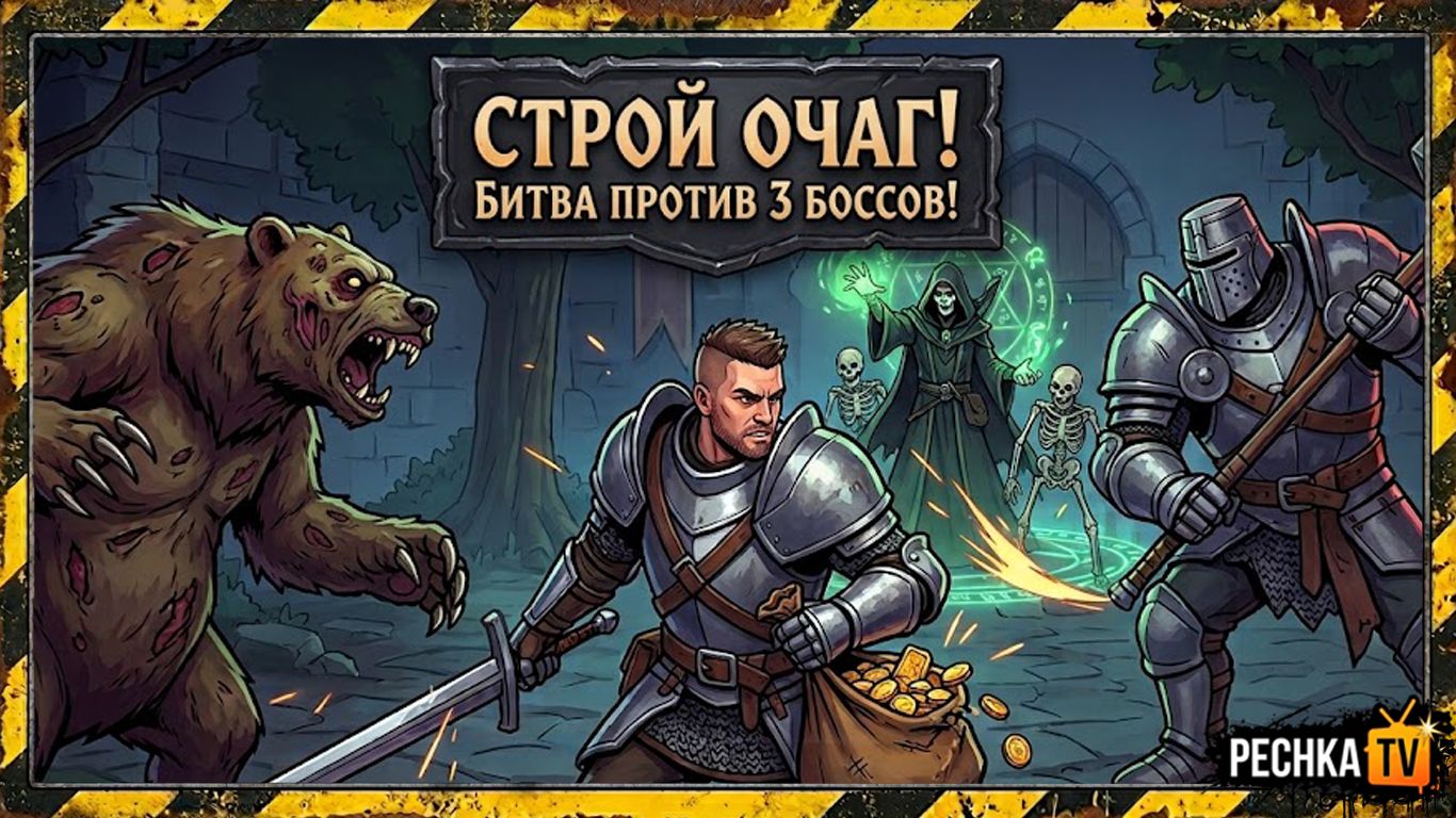 ПОСТРОЙКА ОЧАГА И ТРИ БОССА В ГРИМ СОУЛ! НЕКРОМАНТ, ВИРБЬЕРН И ПРИВРАТНИК В GRIM SOUL | Pechka TV