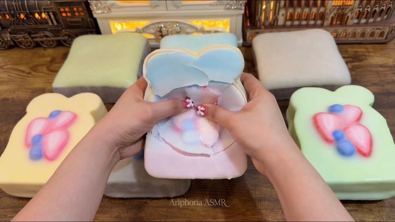 Версия «Гигантский хлеб» 🍞 ASMR: хруст воска🔥