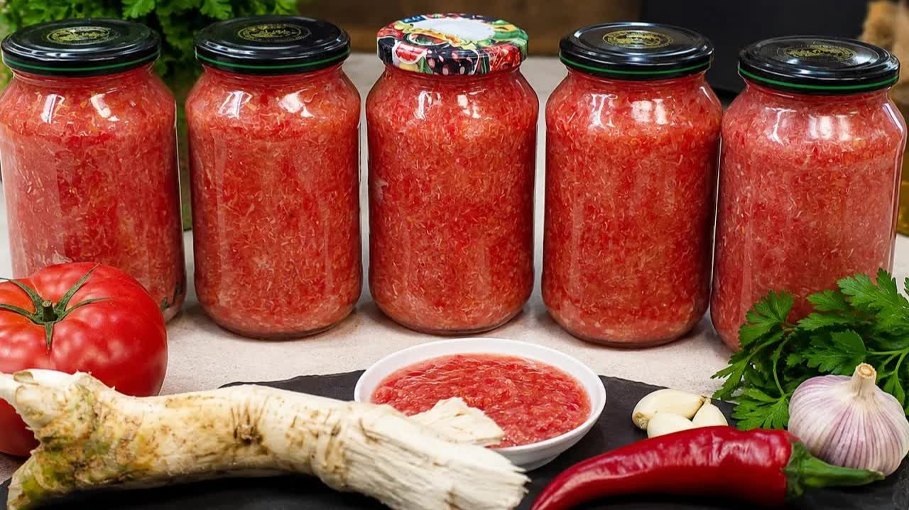 ЛЮБИМАЯ ОСТРАЯ ЗАКУСКА! ТА САМАЯ ХРЕНОВИНА - острый соус без варки!