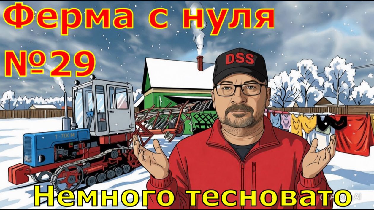 Farming Simulator 25. FS 25. Ферма с 0 №29. Немного тесновато.