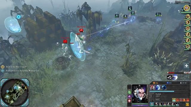 WH40K DoW2 Retribution Прохождение кампании за Эльдаров Часть 9. Typhon Arena