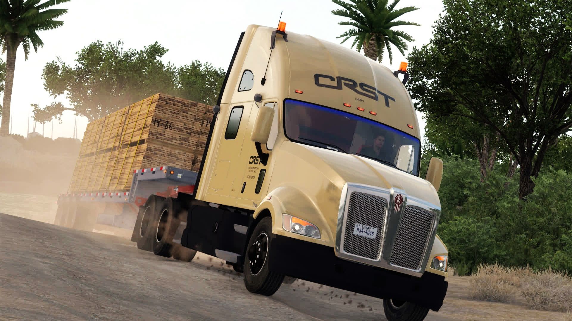 750 / ATS 1.60 / Kenworth Т700 / Вот такие дороги на Багамах)))