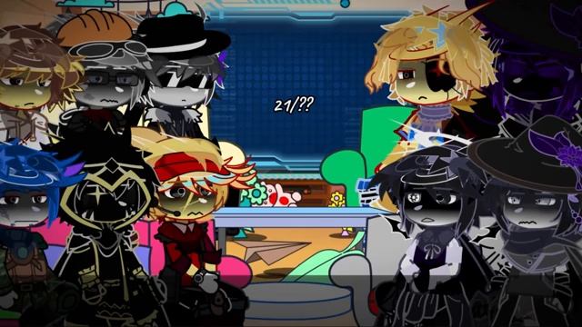 「 Forsaken React To AZURETIME // Angst //..  2/? SPEED 2X // #gachaclub  #forsaken