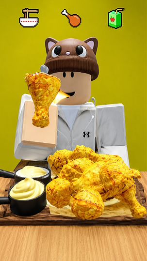 🧀 ASMR Мукбанг с жёлтой едой в Роблокс #Roblox