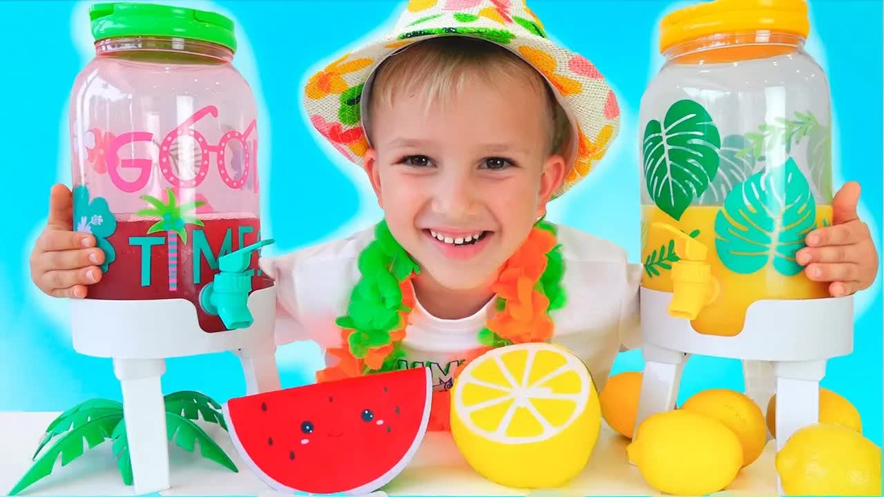 Влад и Никита играют в вечеринку с коктейлями