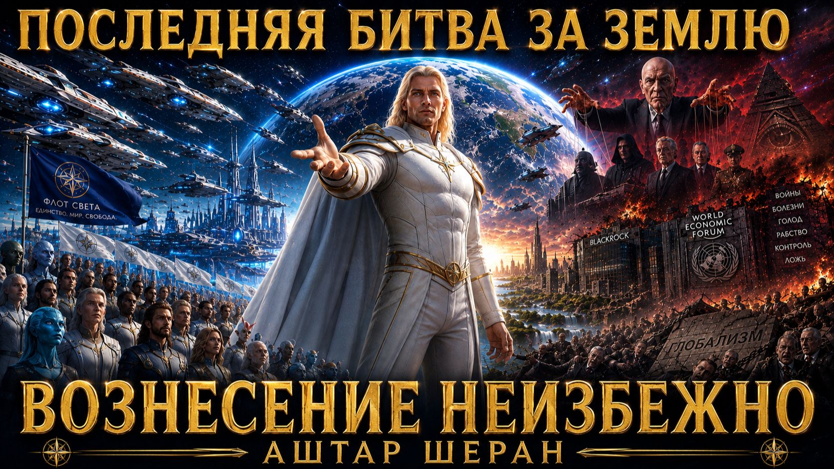 ИХ ВРЕМЯ КОНЧИЛОСЬ. Аштар о конце глобализма.  Абсолютный Ченнелинг