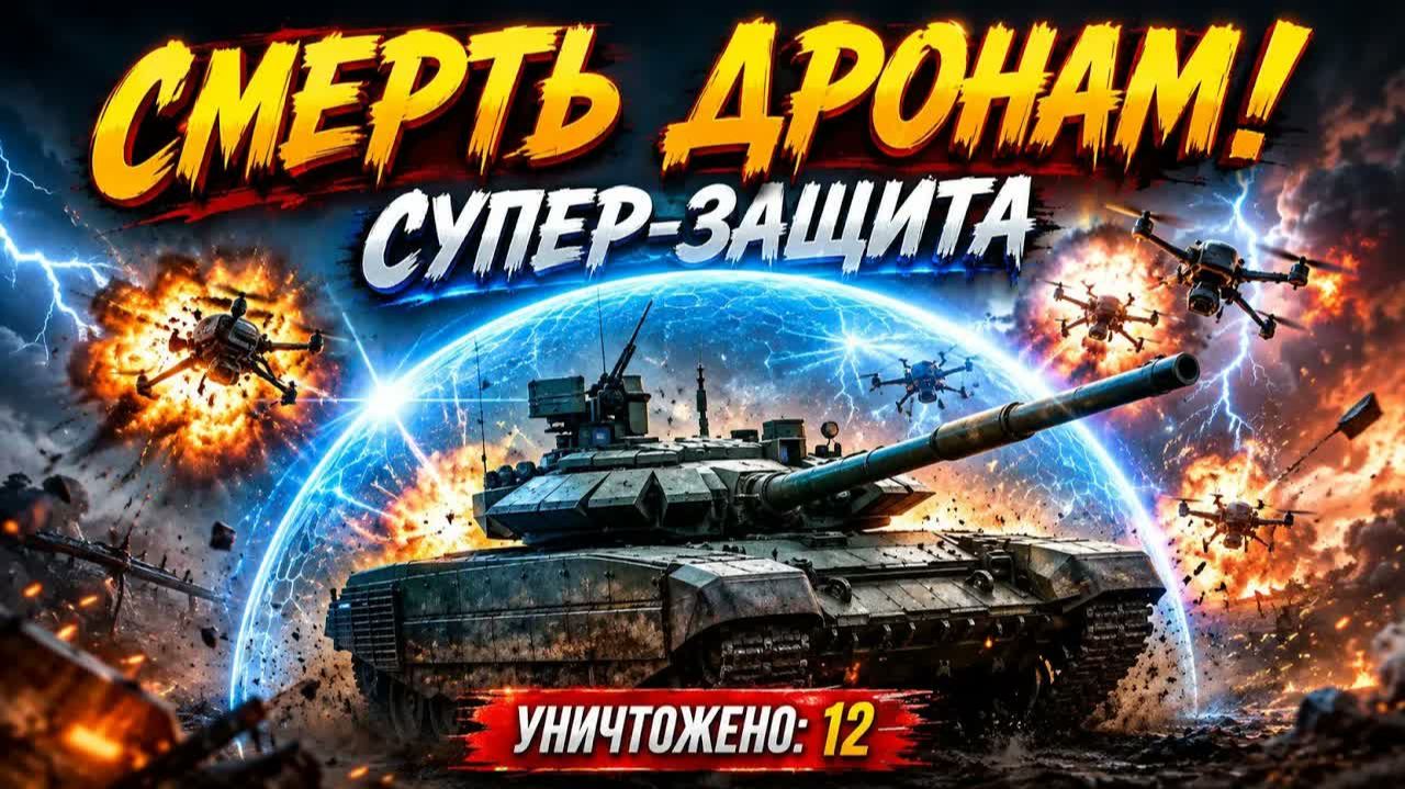 3 СЕКУНДЫ КОТОРЫЕ МЕНЯЮТ ВСЁ! КАК ТАНКИ ЗАЩИЩАЮТСЯ ОТ ДРОНОВ