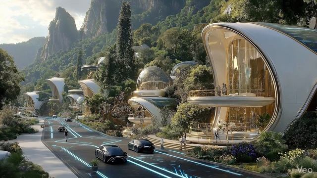 FUTURE FOREST CITY 2100 🌲 (4K) Nature & Technology In Harmony