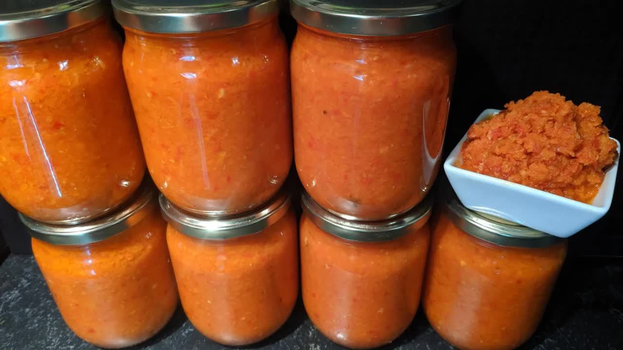 Очень вкусная Икра из Моркови на зиму, икра из помидоров. Заготовки на зиму