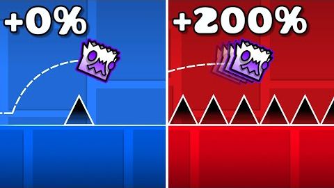 Geometry Dash но КАЖДЫЙ КЛИК УСКОРЯЕТ ИГРУ