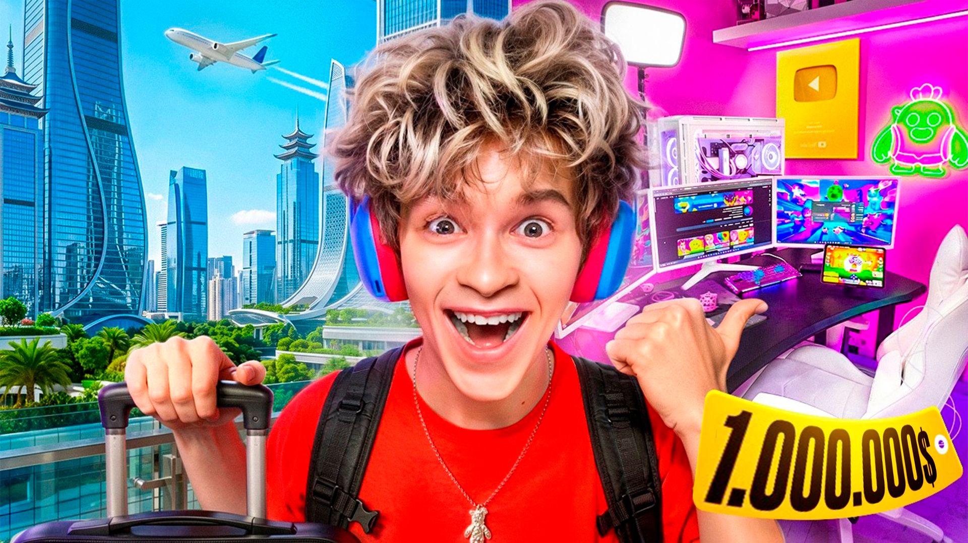 ГДЕ ЖИВЁТ БЕССМЕРТНЫЙ😱 НОВАЯ КВАРТИРА ЗА 1.000.000$ + РУМТУР СТУДИИ!