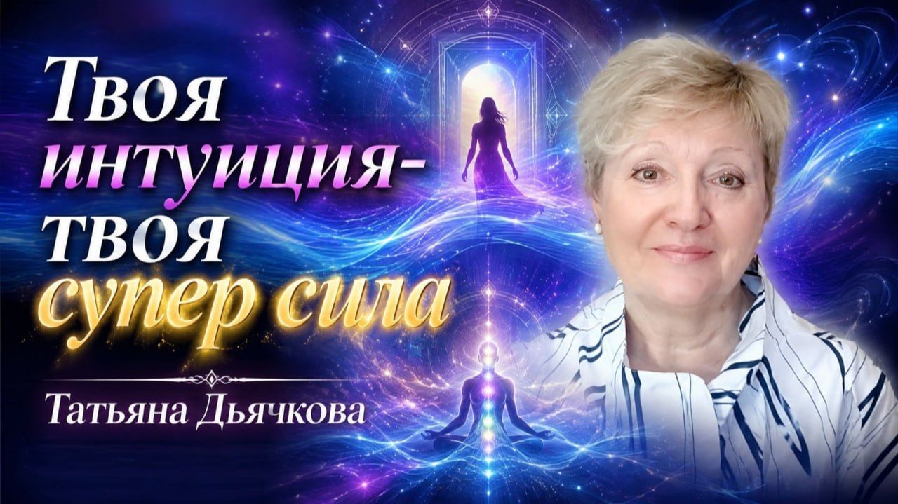«Твоя интуиция - твоя супер сила». Татьяна Дьячкова