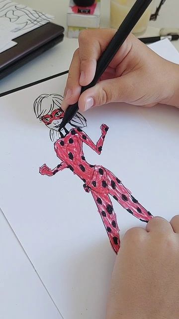 Раскраска ЛЕДИ БАГ 🐞 Рисуем вместе