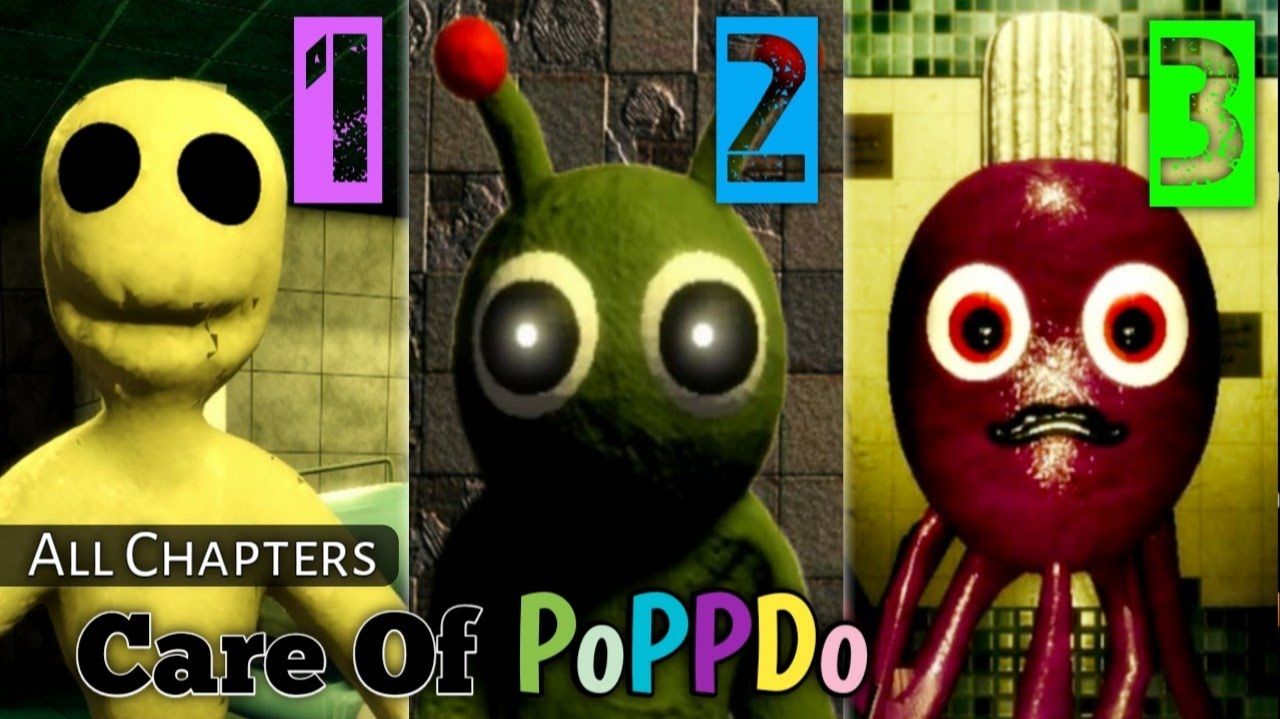 CARE OF POPPDO ВСЕ ГЛАВЫ (1,2,3) Полное прохождение игрового процесса - MASCOT HORROR ROBLOX