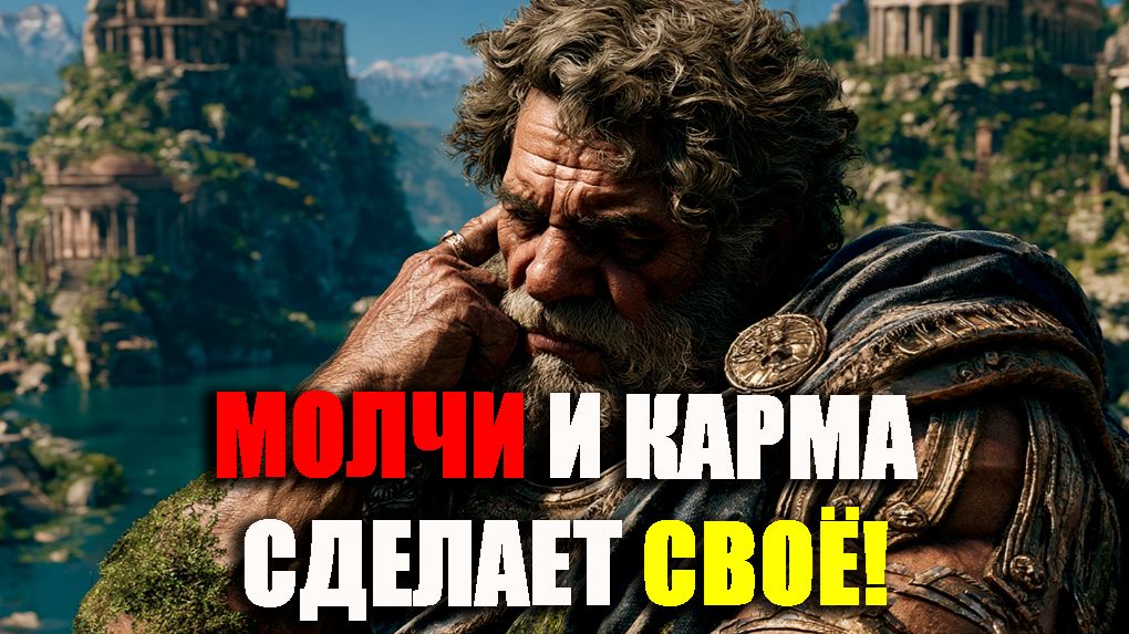 ПРОМОЛЧИ И КАРМА РАЗБИРЕТСЯ САМА!  Стоицизм.